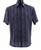Bassiri Short Sleeve Camp Shirt - Purple Wavy Ribbon Stripes