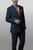 Barocci Super 150's Wool Classic Italian Suit - Pleated Slacks - Midnight Navy