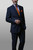 Barocci Super 150's Wool Classic Italian Suit - Pleated Slacks - Midnight Navy