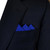 Royal Blue 100% Cotton Pre-Folded Pocket Square Handkerchief Insert