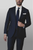 Barocci Super 130's Italian Wool Suit - Trim Fit - Subtle Navy Plaid