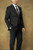 Barocci Super 110's Black Shadow Weave Italian Suit - Flat Front Slacks - Classic Fit