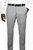 Barocci Super 110's Wool Italian Dress Slacks - Modern Trim Fit - Light Grey