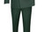 Clearance:  Vinci Hunter Green Bold Pinstripe Double-Breasted Suit