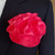 Watermelon Pink Satin 2-in-1 Pouf Round Pocket Square