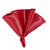 Watermelon Pink Satin 2-in-1 Pouf Round Pocket Square