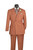 Vinci Double-Breasted Suit with Hidden Adjustable Waist - Amber