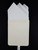 Light Ivory 100% Cotton Pre-Folded Pocket Square Handkerchief Insert 3 Point