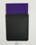 Dark Purple 100% Cotton Single Fold Flat Top Pre-Folded Pocket Square Insert