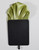 Light Olive Satin Pre-Folded Fan Style Pocket Square Insert