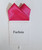 Satin 2 Point Pre-Folded Pocket Square Insert - Fuchsia Pink