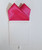 Satin 2 Point Pre-Folded Pocket Square Insert - Fuchsia Pink