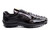 Belvedere Genuine Hornback Crocodile and Calf Leather Sneaker - Black