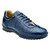 Belvedere Genuine Alligator and Calf Leather Sneaker - Blue
