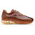 Belvedere Genuine Caiman Crocodile & Calf Sneakers - Peanut Brown
