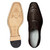 Belvedere 100% Genuine Hornback Classic Dress Tie Shoe - Brown