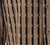 Bassiri Weaved Chenille Knit Long Sleeve Shirt - Black Vertical Stripes on Tan