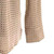 Bassiri Weaved Chenille Knit Long Sleeve Shirt - Beige Arrow Weave