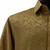 Bassiri Short Sleeve Camp Shirt - Gold Baroque Tonal Pattern