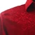 Bassiri Short Sleeve Camp Shirt - Red Baroque Tonal Pattern