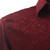 Bassiri Short Sleeve Camp Shirt - Burgundy Baroque Tonal Pattern