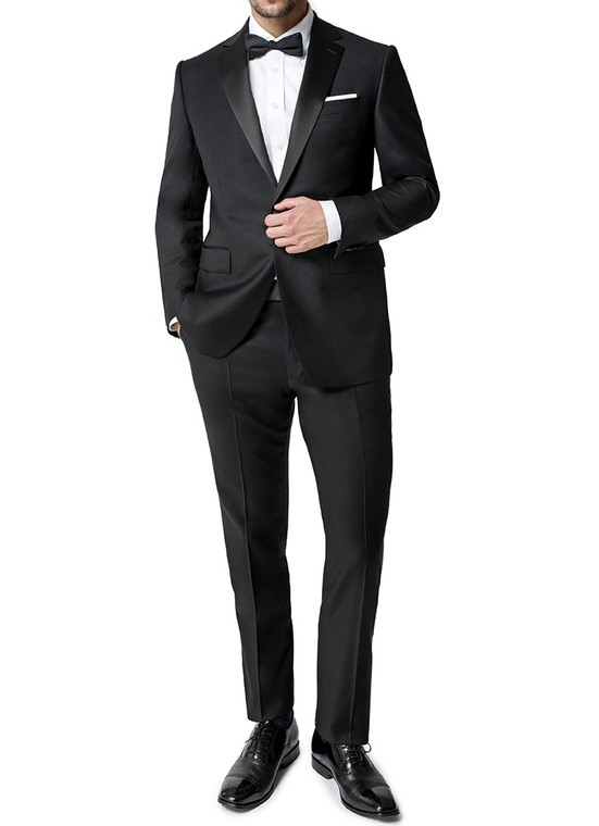 Paul Betenly 1-Button with Flat Front Slacks Tuxedo - Classic Fit