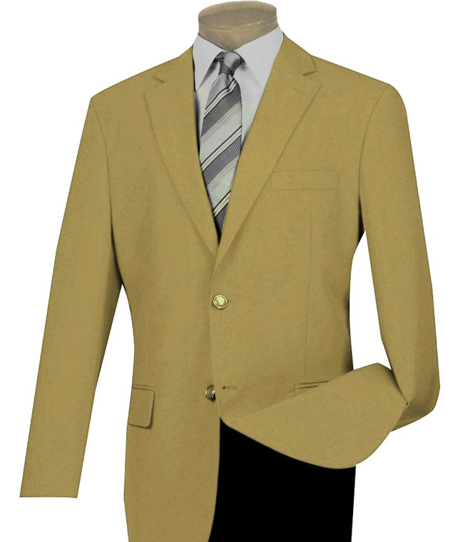 Clearance: Lucci 2-Button Gold Blazer