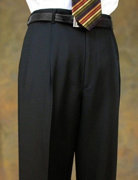 Clearance - Chiari Super 120's Wool Pleated Italian Dress Slacks