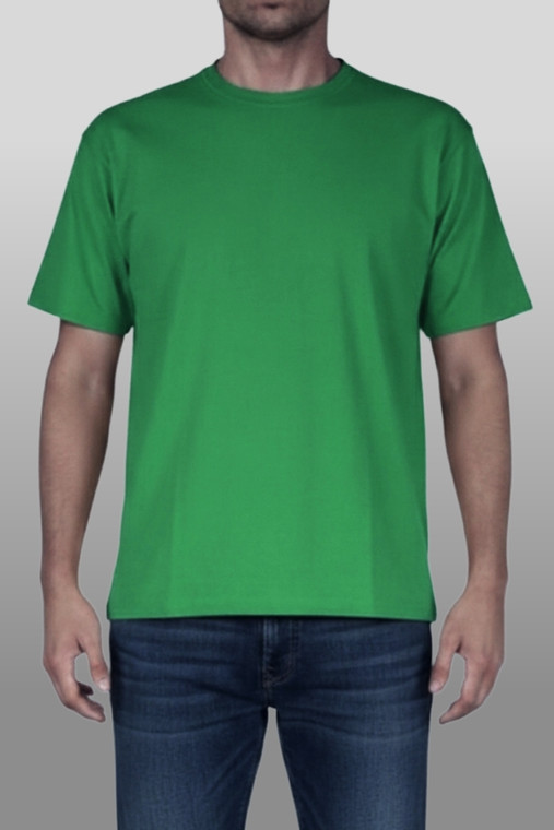  Biblo Club Green 100% Cotton Short Sleeve Knit Shirt - Made in Italy 