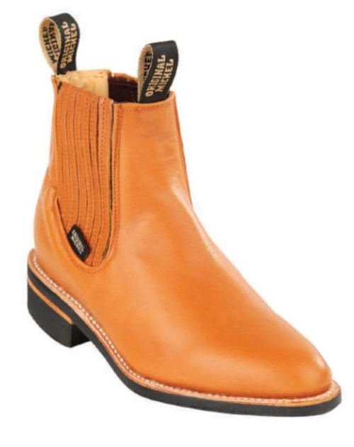 Original Michel Boot Co. Nappa Leather Charro Ankle Boot  display picture 3