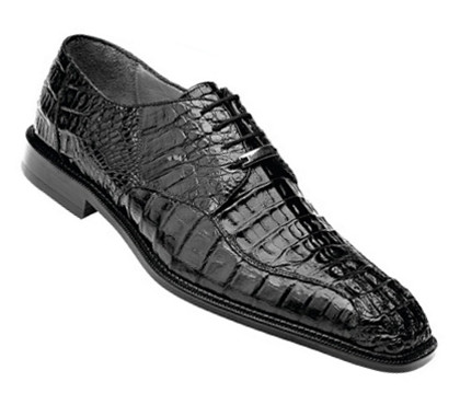belvedere bay bridge black dress shoes Belvedere 100% Genuine Hornback Classic Dress Tie Shoe