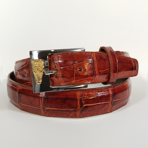 Belvedere Genuine Eel Skin Dress Belt