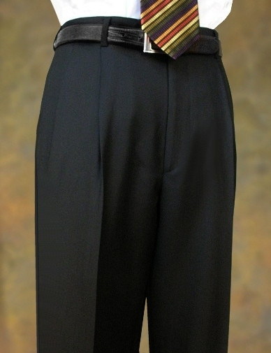 Clearance - Chiari Super 120's Wool Pleated Italian Dress Slacks