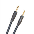 Daddario PW-S-05 Custom Series Speaker Cables, 1/4-Inch - 1/4 Inch, 5ft