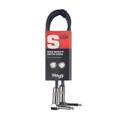 Stagg Mono Patch Cable, Angle / Angle, 60cm