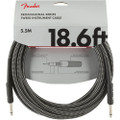 Fender Professional Series Instrument Cable, Straight, 18.6ft - Grey Tweed