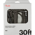 Fender Professional Coil Cable, 30" - Gray Tweed