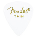 Fender 351 Shape Premium Picks, White, Thin, 12 Pack
