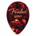 Fender 358 Shape Classic Celluloid Picks, Shell, Heavy, 72 Pack