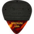 Fender Mojo Grip Picks, Celluloid Tortoiseshell, Medium, 3 Pack