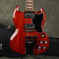 Gibson SG Standard 61 Sideways Vibrola - Cherry w/Hard Case - 2nd Hand