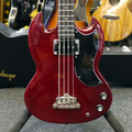 Epiphone EB-0 Electric Bass Guitar - Cherry Red w/ Case - 2nd Hand