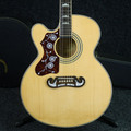 Epiphone EJ-200SCE Jumbo Acoustic, LH - Natural w/ Case - 2nd Hand