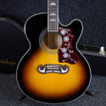 Epiphone EJ-200CE Electro-Acoustic, Vintage Sunburst w/Case - 2nd Hand