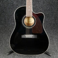 Epiphone AJ220SCE Acoustic Guitar - Ebony - 2nd Hand