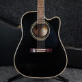 Fender DG-31 SCE Electro-Acoustic Guitar - Black w/Hard Case - 2nd Hand