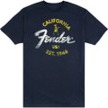 Fender Baja Blue T-Shirt, Blue - XXL