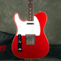 Fender 62 Custom Bound Telecaster, Lefty - Candy Apple Red w/Bag - 2nd Hand