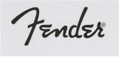 Fender Spaghetti Logo Mens T Shirt - White w/Black Logo - XL