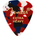 Fender 351 Shape Pemium Picks, Confetti, Extra Heavy, 12 Pack